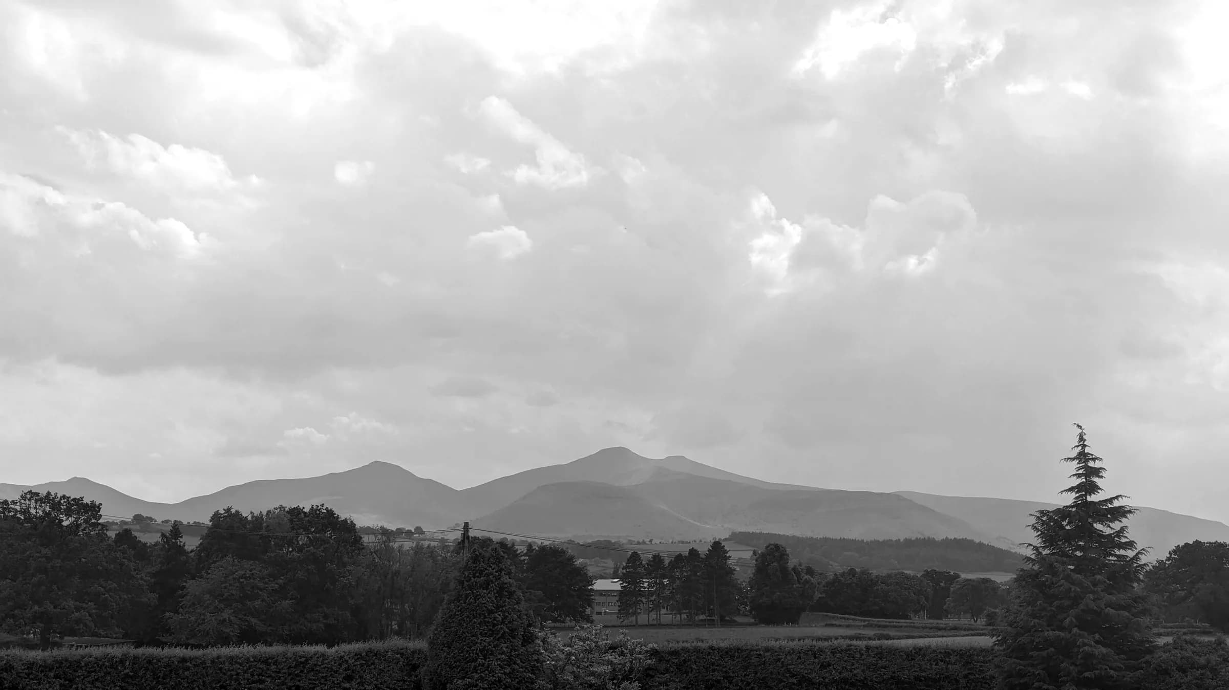 The Brecon Beacons from Llanddew